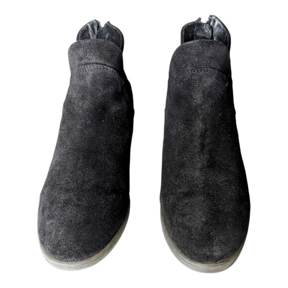 BORN Arula Black Suede Ankle Boot Size 7 - Picture 4 of 8